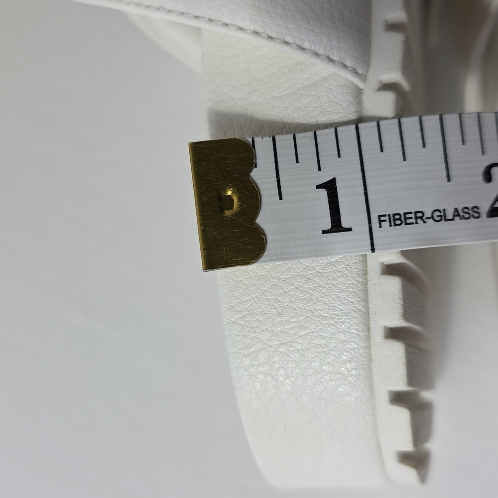 Anne Klein (8.5) iflex White Footbed Sandals - Picture 7 of 10